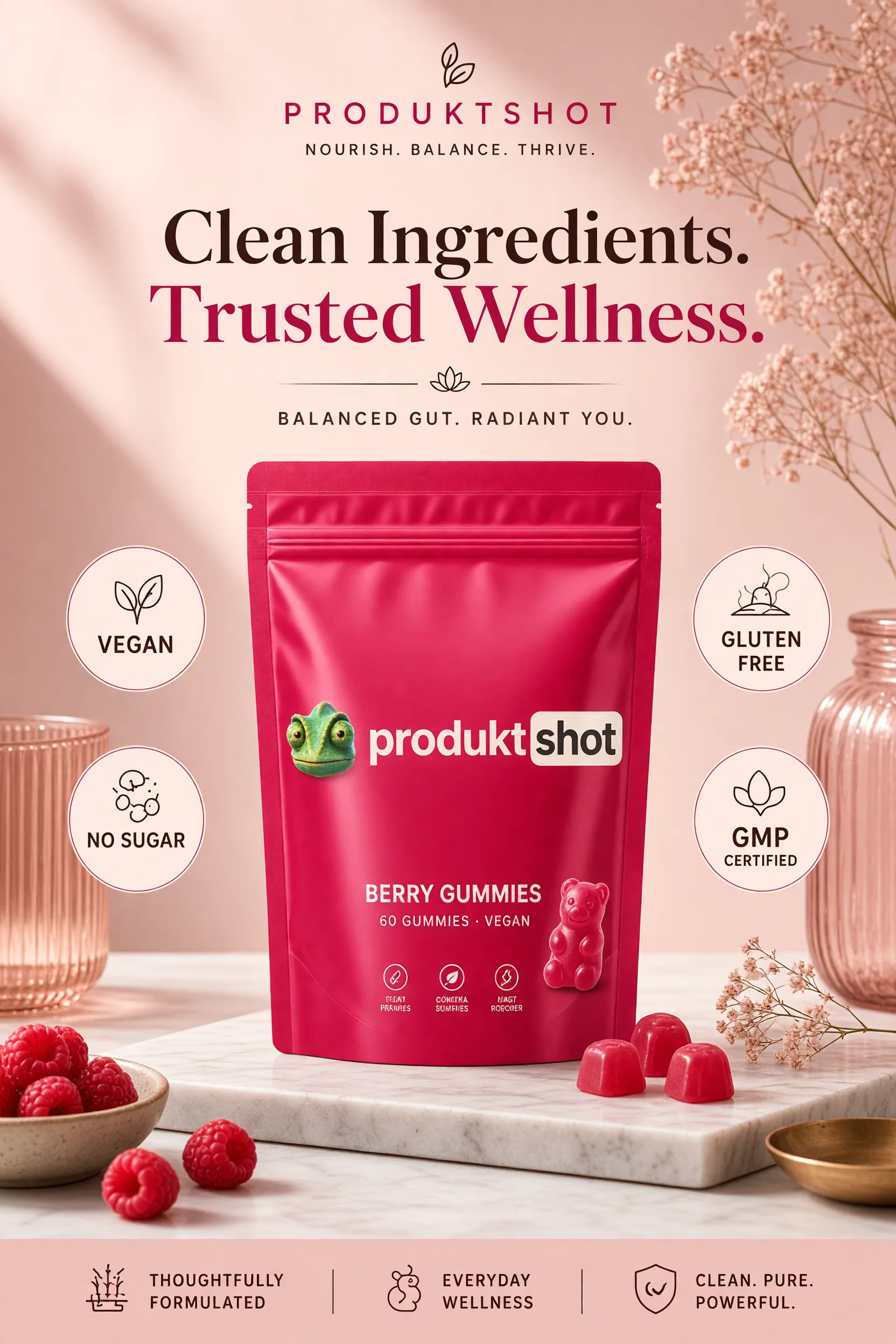Blush trust badge wellness