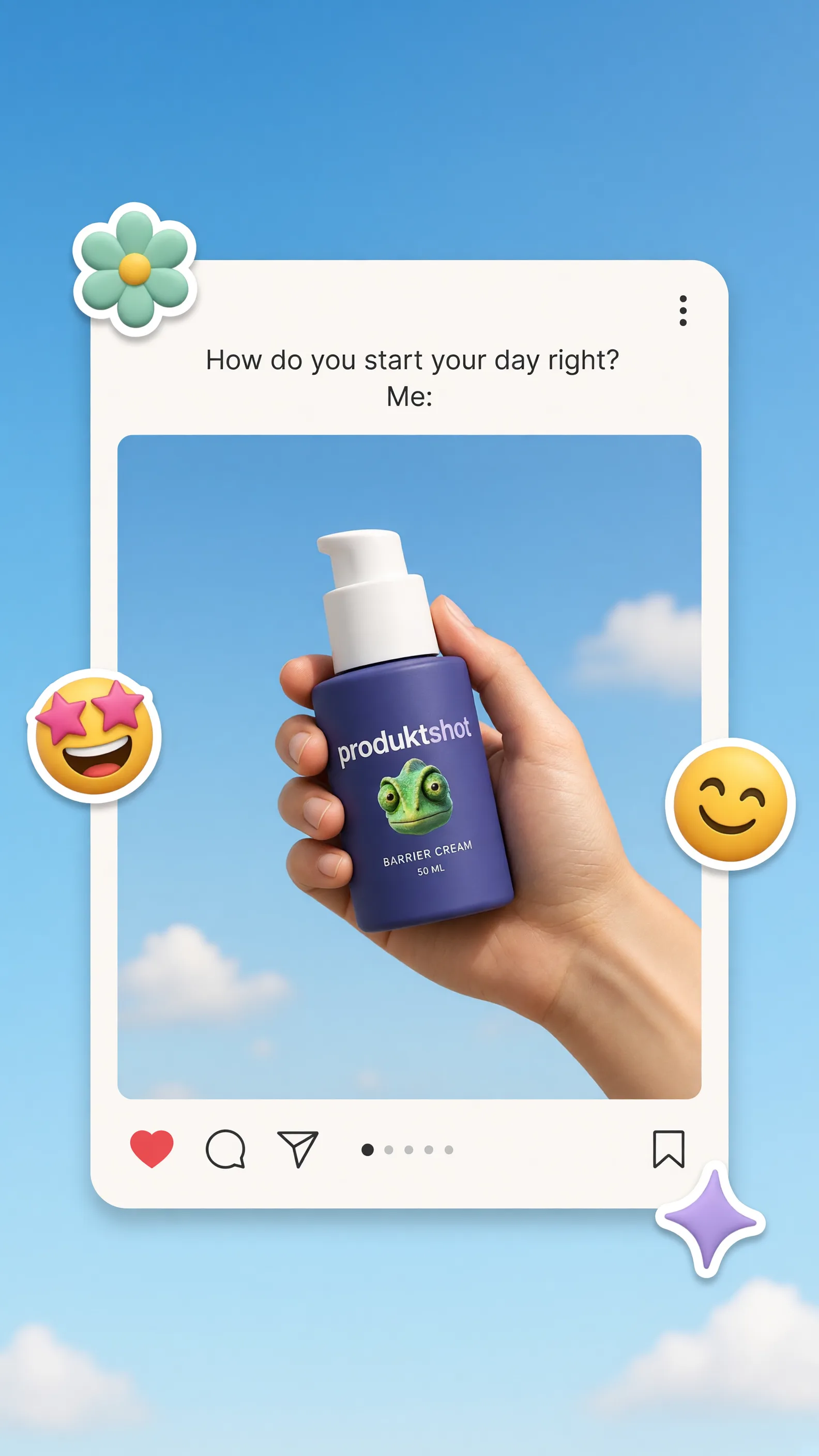 Feed post in a post